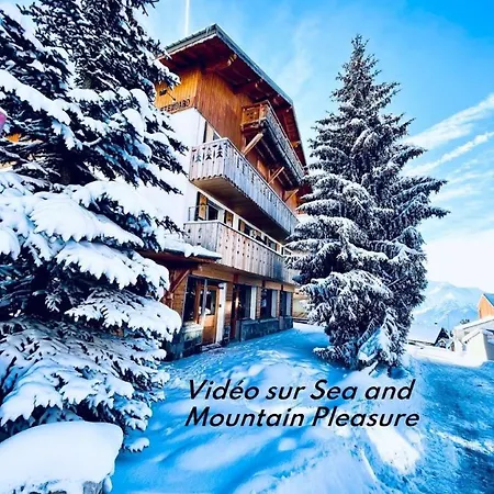 1850-sea And Mountain Pleasure Avec 2 Appartements- 1 3 8 Couchages - 3 Salles D'eau Et 1 5 12 Couchages 5 Salles D'eau - Jacuzzi Et Sauna -pieds Des Pistes Et Centre Alpe d'Huez